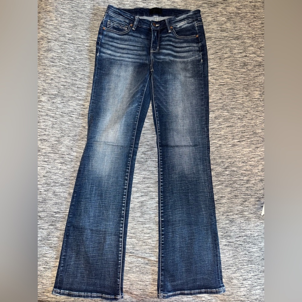Buckle Black Women's Boot Cut Jeans